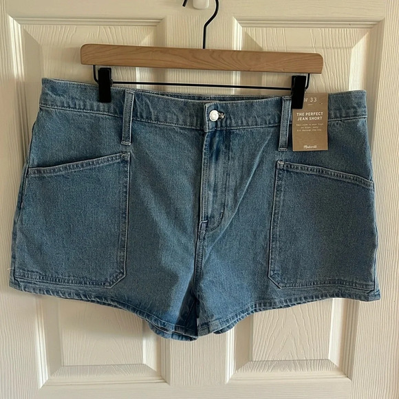 NWT MADEWELL The Perfect Vintage Jean Short in Cardston Wash - Picture 5 of 12